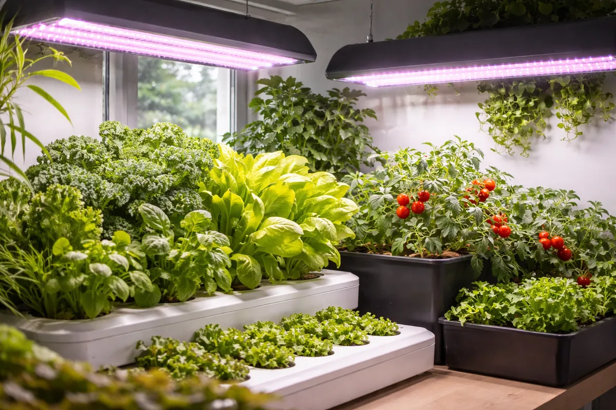 Peut-on cultiver des légumes en intérieur sans lumière naturelle