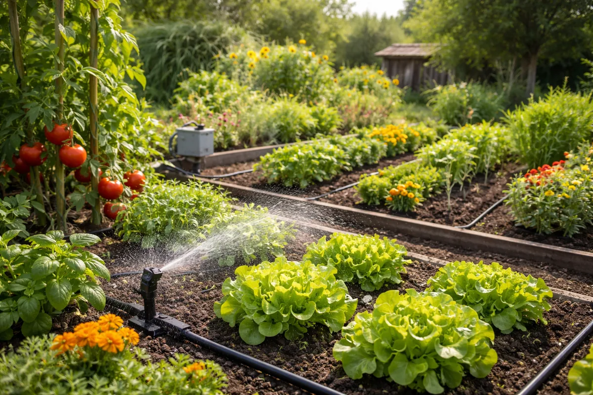 Faut-il un système d'irrigation pour un jardin de 50 m²