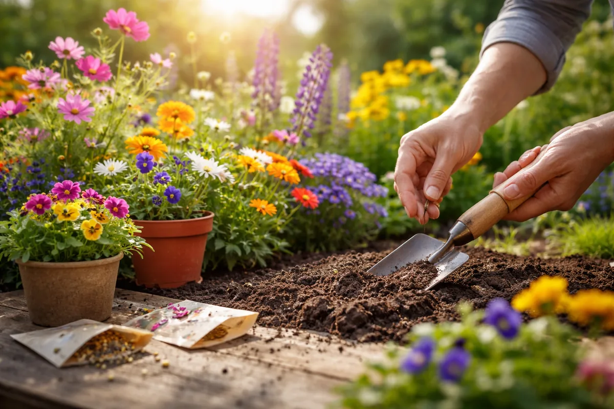 Quand semer des fleurs pour un jardin fleuri toute l'année