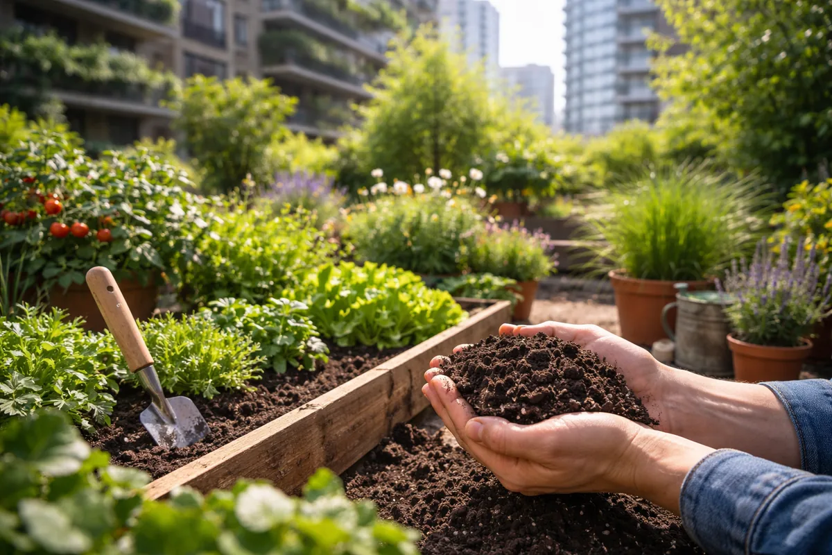 Quel sol privilégier pour un jardin en milieu urbain